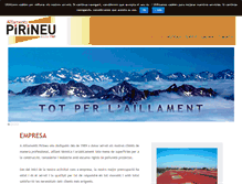 Tablet Screenshot of aillamentspirineu.com